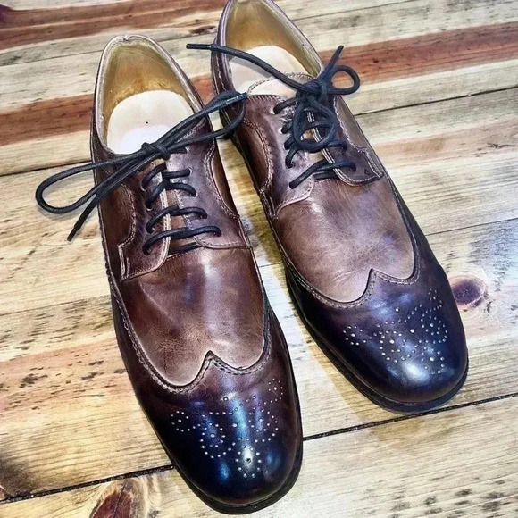 Bed Stu Mens Bench made Cobbler Series Wing Tips Shoes 6914 Oxfords 👞 - Picture 2 of 12